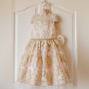 American Princess Special Occasion Tulle Lace Rhinestone Formal Dress